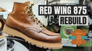 Red Wing 875 Moc Toe Rebuild (With Custom Wedge!)