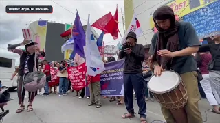 Cebu local artists group performs at SONA protest