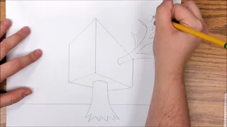 2 point perspective treehouse