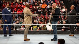 BOBBY LASHLEY CONFRONTS BROCK LESNAR WWE RAW FULL SEGMENT