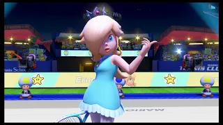 Mario Tennis Aces Tournament DEMO PvP Rosalina vs  Rosalina