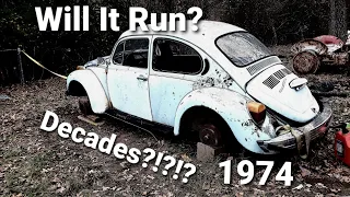 Will it run? Abandoned 1974 Super Beetle left for dead! Revival