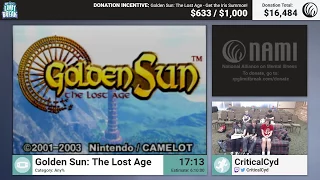 Golden Sun: The Lost Age by CriticalCyd (RPG Limit Break 2017 Part 10)