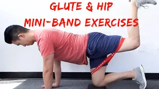 16 Glute and Hip Mini-Band Exercises (at home or gym)