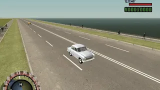 GTA Криминальная Россия | ГАЗ-21 car chase scene