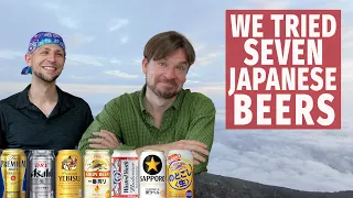 Blind taste test of 7 popular Japanese beers (well 6 + Budweiser)