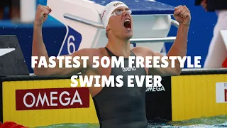 Top 5 Fastest 50m Freestyle Swims Ever