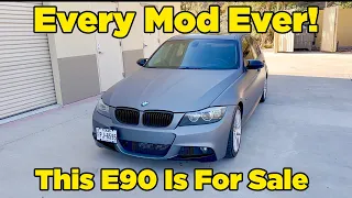 All The Mods I've Ever Done To My E90 BMW!  Took 8 Years!