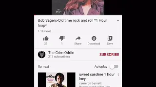 1:13 Bob Seger’s Old Time Rock & Roll piano intro loop
