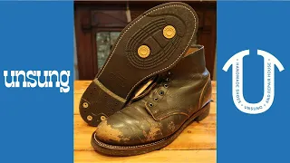 Vintage Lace Up Boots Full Repair