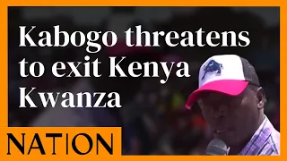 Kabogo threatens to exit Kenya Kwanza, says power structure doesn't include Mt. Kenya.