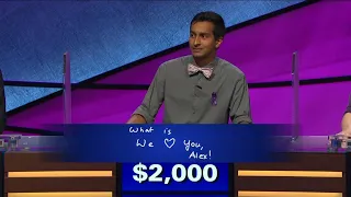 'Jeopardy!' host Alex Trebek gets emotional over contestant's answer
