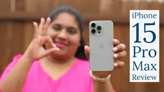 iPhone 15 Pro Max Review after 6 Months | My Personal Usage Full Details in Telugu By PJ