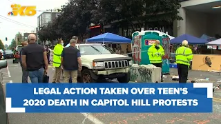 Legal action taken over teen’s 2020 death in Capitol Hill protests