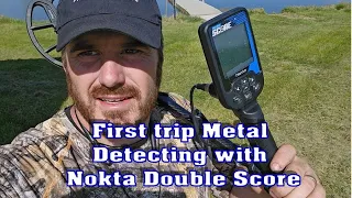 My First trip Metal Detecting with the Nokta Double Score. My opinion at the end after LOTS of coins