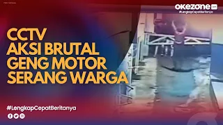 Aksi Brutal Geng Motor Serang Warga di Cirebon