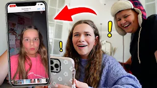 REACTING TO MY SISTER'S CAMERA ROLL!! **Exposed** | JKREW