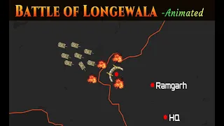 Battle of Longewala 1971 - Animated