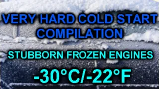 [SEASON 3] EXTREME HARD COLD START COMPILATION | s.3ep.3 | VERY HARD COLD STARTS! | -30*C