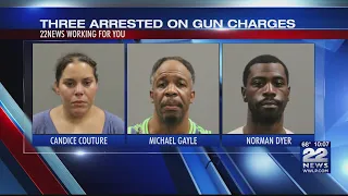 Three arrested in Holyoke facing firearm charges