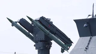 Боевые стрельбы ЗРК малой дальности 4К33 Оса-М (Россия)/Combat shooting of the Osa-M SAM (Russia)