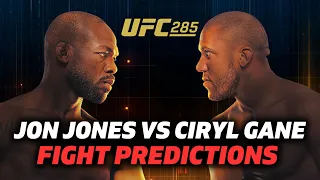 UFC 285: Jon Jones vs Ciryl Gane Fight Predictions