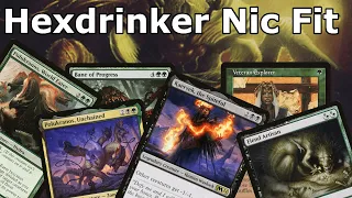 BIG MANA, BIG PROBLEMS!  Hexdrinker Nic Fit (Legacy Living Wish BG Midrange MTG)