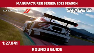 Gran Turismo Sport - Manufacturer Series Guide 2021 Season STAGE 2 Round 3: Red Bull Ring - Dodge