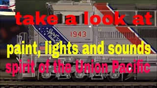 review of Ho scale SD-70AH 1943 The Spirit of the Union Pacific