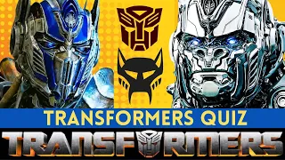 Transformers Character Quiz - ROTB 2023  -Transformers Fan Trivia Game