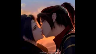 btth xiao yan and yun zhi kiss moment❣️| xiao yan x yun zhi whatsapp status #yunzhi #xiaoyan #shorts