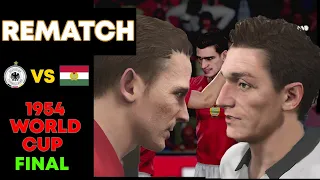 West Germany vs Hungary | 1954 FIFA World Cup | Final | Rematch