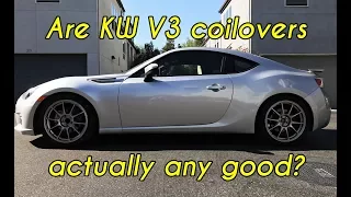 Should you install coilovers on your BRZ/FRS/86? - Stock vs KW V3 Comparison