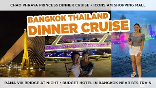 3 DAYS IN THAILAND 2023 🇹🇭 | CHAO PHRAYA PRINCESS DINNER CRUISE BANGKOK | ICONSIAM | Mark and Ann