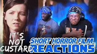 IT'S NOT CUSTARD | Short Horror Film Reaction