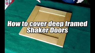 How To Vinyl Wrap A Deep Framed Shaker Door (North East Wraps)