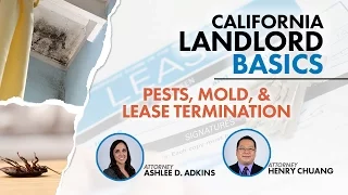 Pests, Mold, & Lease Termination Webinar Replay