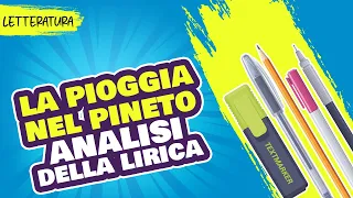 La pioggia nel pineto: spiegazione e analisi