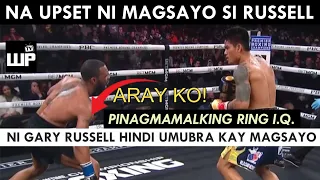 BREAKING: Mark Magsayo na UPSET si Gary Russell | Pinag Mamalaking Ring IQ hindi umubra kay Magsayo