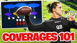 NFL QB teaches coverages using Madden 24💡