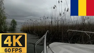 🚣 Exploring the DANUBE DELTA | Boat trip and Bird Watching on ISAC LAKE | ROMANIA #4k60fps