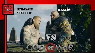 Бой с чужаком Балдуром второй раунд  в God of War 4 | На высоком уровне сложности