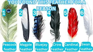 THIS MESSAGE IS YOUR ANSWERED PRAYER  🙏 YOU FOUND THIS FEATHER FOR A REASON  🪶 PICK A CARD 😇