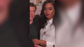 Tom Holland friend-zoned Laura Harrier in 8 seconds He only want Zendaya tiktok tom_holland_video