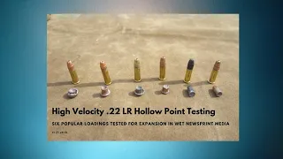 High Velocity .22 LR Hollow Point Testing
