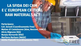 LA SFIDA DELLE MATERIE PRIME CRITICHE E L’ EUROPEAN CRITICAL RAW MATERIALS ACT di Coordinamento Free