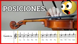 Posiciones en el Violin ( Primera a Septima )