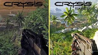 Crysis Remastered Vs Original PC Graphic Comparison (2020 vs 2007)