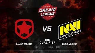 Gambit Esports vs Natus Vincere, DreamLeague Season 11, CIS QL, bo3, game 1 [Lex и Maelstorm]