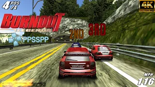 PPSSPP 1.12.3 | Burnout Legends 4K 60FPS UHD | PSP Emulator PC Gameplay